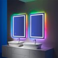 thumbnail image 3 of Wisfor 600*800 LED Bathroom Mirror RGB Adjustable, Vanity Mirror, Shatterproof, Dimmable, Anti-Fog, 3 of 11
