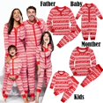 thumbnail image 2 of Matching Family 2/1PCS Pyjama Ensemble Mignon Motifs Collection Familiale Noël Vêtements de Nuit Pyjama Long, 2 of 8
