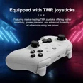 thumbnail image 3 of 8BitDo Ultimate 2 Bluetooth Controller for Switch, Switch 2, PC&Windows,Switch Pro Controller with TMR Joysticks,Tactile/Hall Triggers,Programmable L4/R4 Bumpers,2 Back Paddle Buttons,RGB Ring, 3 of 7