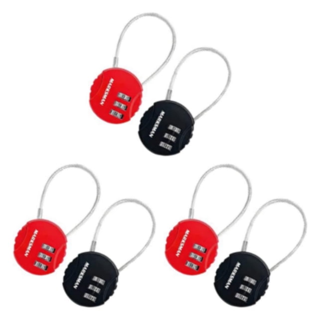 pitrice 2 Pcs Cadenas à Combinaison en Métal Robuste avec Grand Application Cadenas à Combinaison Cadenas Numérique 3Ensemble