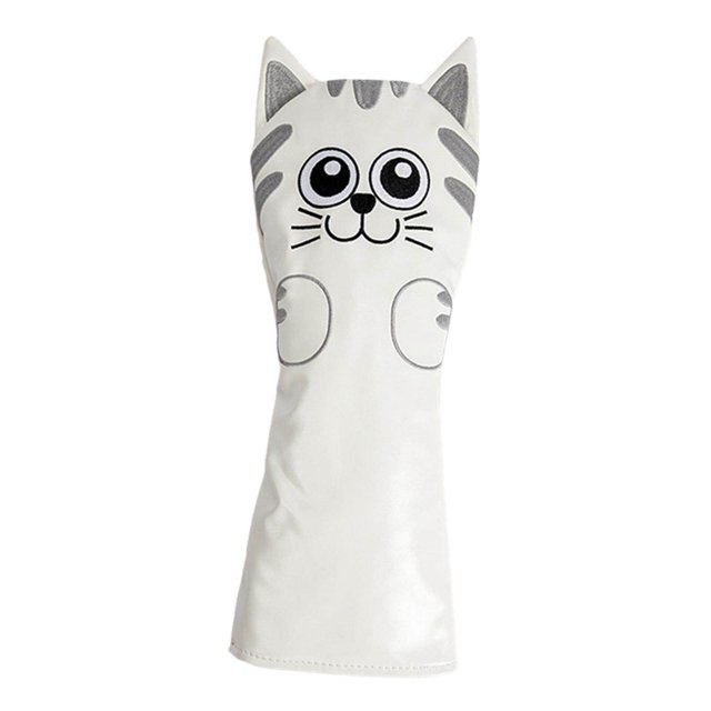 pitrice Golf Head Covers Mallet Putter Professionals Outdoor Training Equipment Driver White