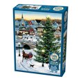 thumbnail image 2 of Cobble Hill 500 Piece Puzzle - Village Tree - Sample Poster Included, 2 of 2