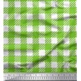 thumbnail image 1 of Soimoi Polyester Crepe Fabric Gingham Check Print Fabric by The Yard 52 Inch Wide, 1 of 3