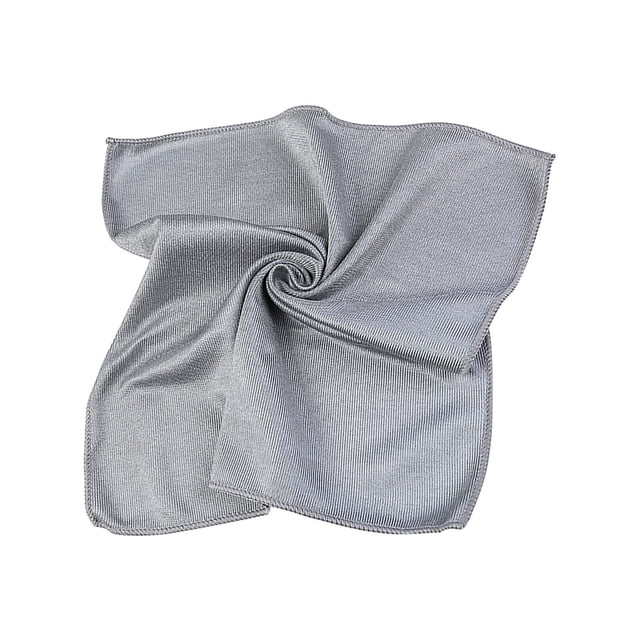 Microfiber Glass Cleaning Cloths 30X30Cm Streak Free Lint Free Cloth For Windshields Windows Stainless Steel And Polishing