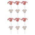 thumbnail image 3 of Bundle Of 6 Striped Candy Cane Pick (Asstd) - Set of 12, 3 of 4