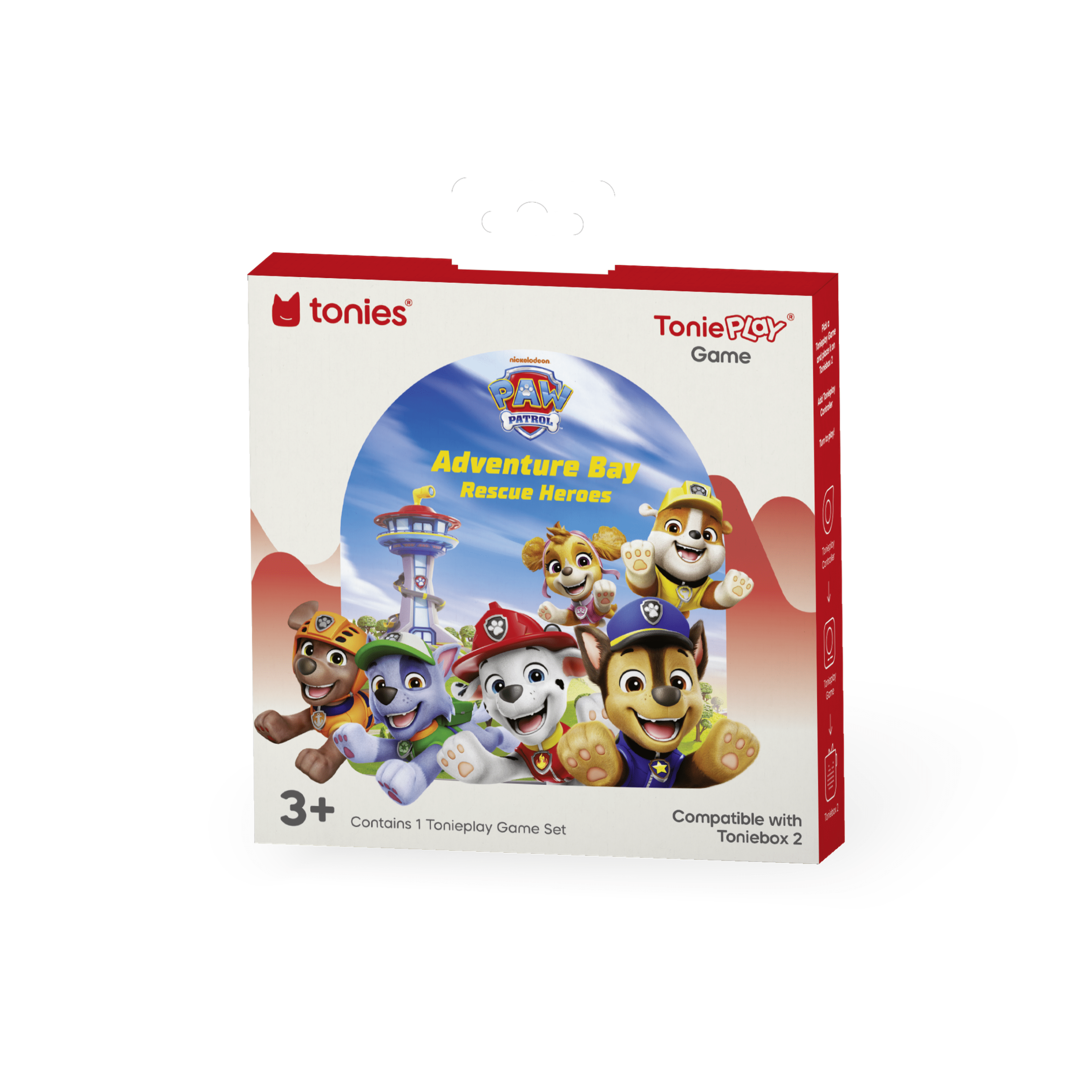 tonies PAW Patrol Toniebox 2 Full Play Set - Sunset Red