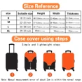 thumbnail image 3 of Luggage Protector Covers Travel Accessories Suitcase Cover Hand Pattern Series Elastic Luggage Cover Apply 18-32 Inch 8Hand010 M, 3 of 6