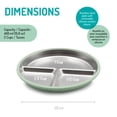 thumbnail image 4 of Melii Stainless Steel Plate with Silicone Suction Mint, 4 of 7