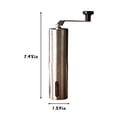 thumbnail image 2 of RKSTN coffee grinder Household portable stainless steel coffee bean grinder, hand grinder, freshly ground manual coffee grinder kitchen gadgets, 2 of 8