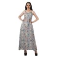 thumbnail image 1 of Moomaya Tenue d'Été pour Femmes en Rayonne Imprimée Partout Robes de Soirée Grande Taille, 1 of 4