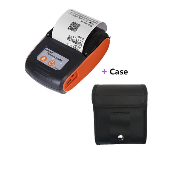 Mini Pocket Wireless Thermal Receipt Printer Bluetooth-Compatible Ink-less Bill Machine Printers Mobile Phone Printer Case Paper ,Easy to Use