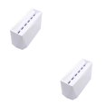 thumbnail image 3 of Ruiboury Reliable 6-Hole Tweezer Storage Rack Organizer for Eyelash Extension Supplies white 5.98x2.51x2.95 Inch 2Set, 3 of 6