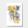 thumbnail image 1 of Designart Entrée et sortie de la circulation II Jaune Gris Art mural sur toile, 1 of 3