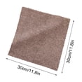 thumbnail image 2 of 30 x 30 Fleece Bath Towels Multipurpose Kitchen Cleaning Cloths Highly Absorbent Soft Microfiber Washcloths for Home Daily Cleaning 11.8 x 11.8 Inches Multiple Colors Available 1 Pack, 2 of 6