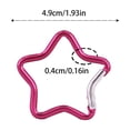 thumbnail image 2 of Aluminum Alloy Star Shaped Carabiner Clip for Backpack and Outdoor Adventures, 2 of 2