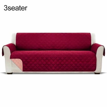 Allume Sofa Covers Quilted Throw Washable Anti Slip Cover Couch Furniture Protector Pet 3 Seater