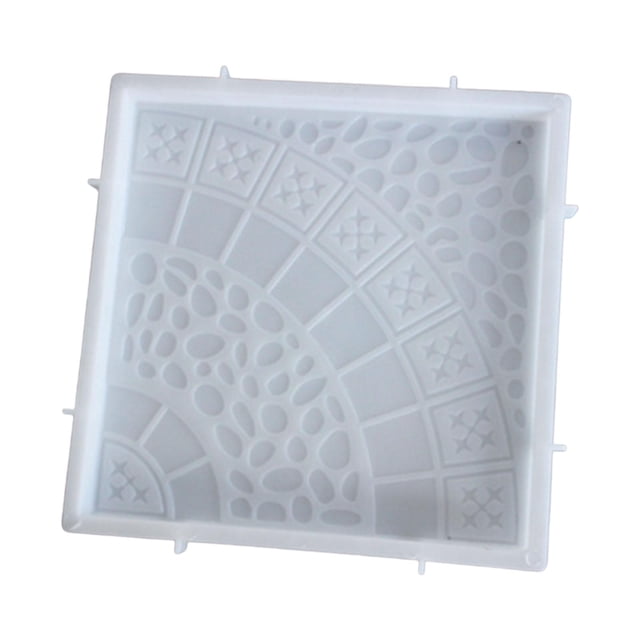 DYNWAVECA Concrete Brick Mould DIY Decorative Path Maker for Landscape Walkway Outdoor Style A