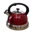 thumbnail image 2 of GROWTH TANK Stove Top Whistling Kettle Anti Scald Handle Tea Pot for Kitchen Gas Stoves Red, 2 of 8