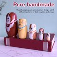 thumbnail image 3 of Cute Dog Matryoshka Dolls, Unique Wooden Russian Nesting Dolls  For Birthday, 3 of 8