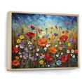 thumbnail image 2 of Designart Wildflowers framed wall Art, Chromatic Meadows with Abstract Wildflowers I , wildflowers Large framed wall art decor, Multi-Color Traditional Natural framed wall art, 2 of 5