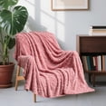 thumbnail image 1 of PEONAVET Throw Blanket Suedes Nap Shawl Blanket Blanket Blanket Ideal for Office Naps Warm and Cozy Blanket Suitable for Bed Or Sofa, 1 of 6