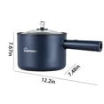 thumbnail image 3 of LNGOOR Home Appliances  Multifunctional Electric Frying Pan Electric Heating Pot Cooking Rice Mini Electric Pot Non-Stick Pan Clearance, 3 of 7