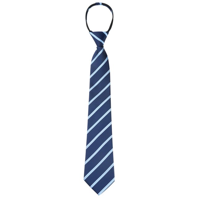 INSPIRE CHIC Cravate à Fermeture Éclair Ajustable pour Homme pour Tenue Décontractée Formelle Bleu Marine -1 18.9 Pouces X 3.2 Pouces