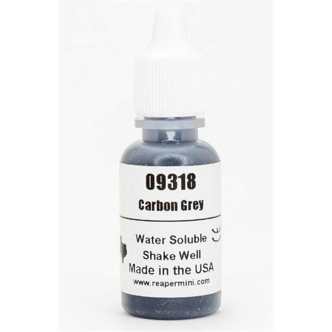 Reaper Miniatures REM09318 Master Series Water Soluble Paint, Carbon Grey