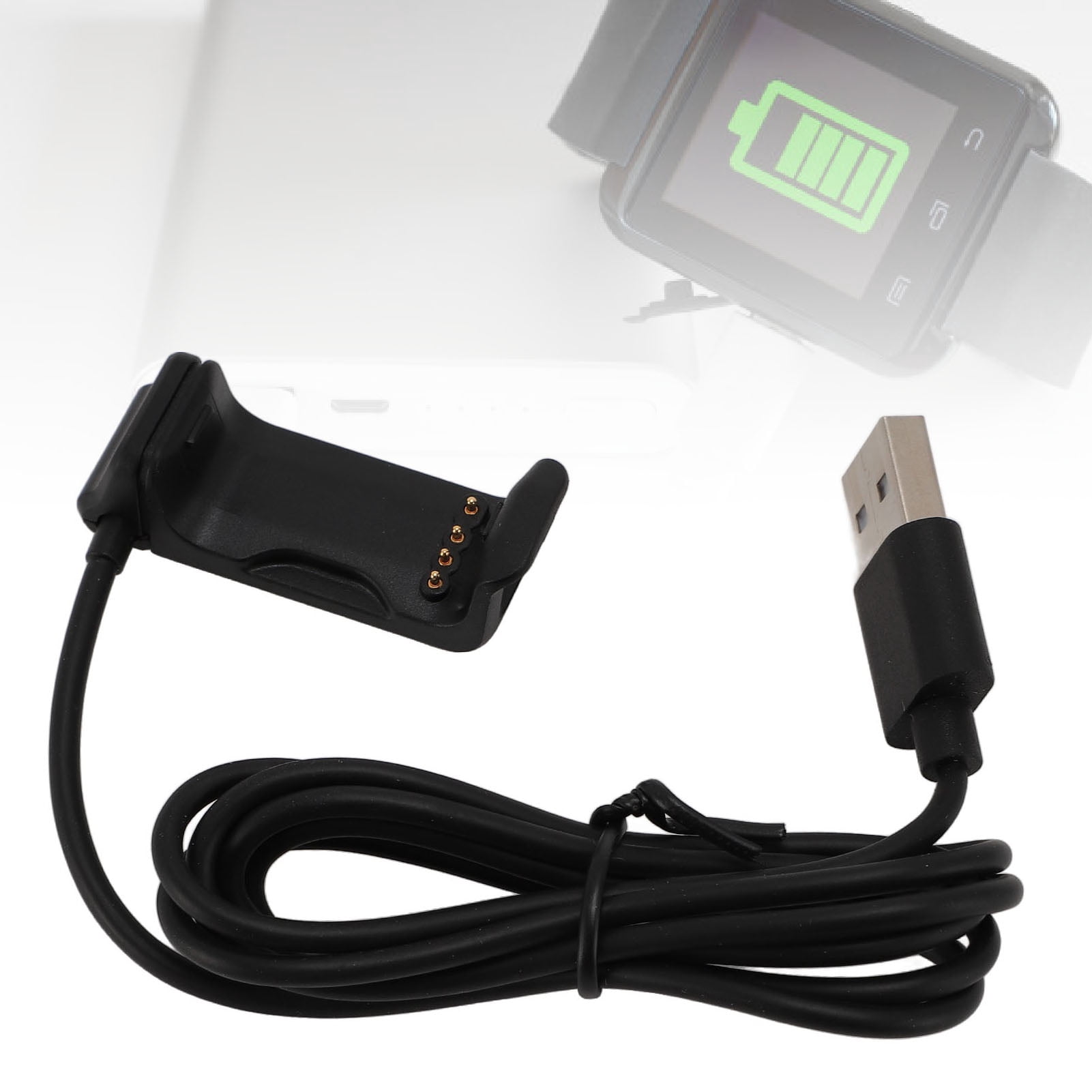 USB Charging Cable, 3.3ft Safety Efficient Replacement Charging Cable  for Smartwatch Accessories