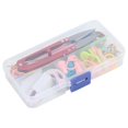 thumbnail image 1 of DIY Craft Knitting  Kit Crochet Hook Tape Measure Sewing Accessory Set, Premium Materials, Durable and Practical with Organizer for Knitting Lovers or Beginners, 1 of 8