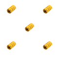 thumbnail image 2 of Youkk 4 Pieces Decorative Tire Caps Exquisite Tyre Part Modifying Accessory Golden 5Set, 2 of 6