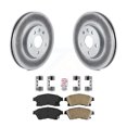 thumbnail image 1 of Transit Auto Front Coated Disc Brake Rotors and Ceramic Pads Kit for Car Chevrolet Cruze Sonic Limited KGA-100754, 1 of 11