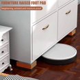 thumbnail image 3 of AMERTEER Bed Risers Heavy Duty Adjustable Furniture Risers Stackable Desk Lifts Leg Extenders with Anti Slip Pad for Table Couch Sofa Chair Bed Frame Feet Accessories Supports Up to 1102, 3 of 9