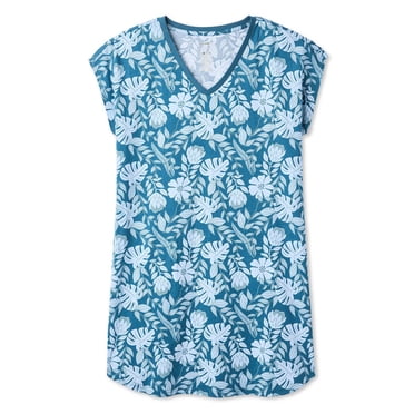 Chemise de nuit à encolure en V George pour femmes