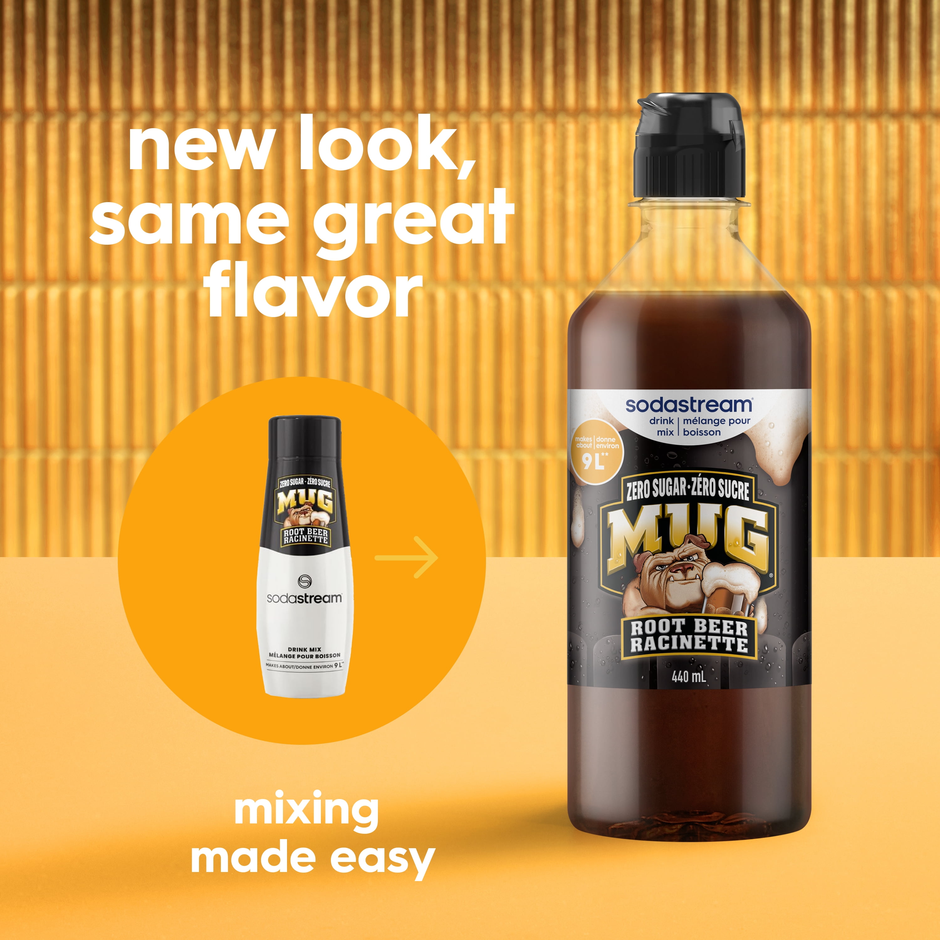 SodaStream Mug Root Beer Zero Sugar Drink Mix