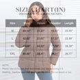 thumbnail image 3 of Womens Length Parka, Solid Color Oversized Hooded Extreme Warmth, Ultimate Winter Coat for Freezing Weather & Northern Climate LivingCoffeeM, 3 of 4