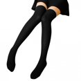 thumbnail image 4 of Chaussettes Hautes pour Femmes, Chaussettes d'Hiver en Coton Doux, 4 of 9
