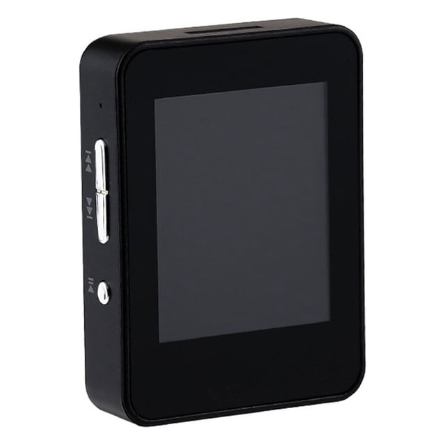 stanreset Mini MP3 Lecteur Audio Musique Numérique Rechargeable Portable de Poche Radio de Sport Course Extension 128G Enregistreur d'Image Noir 4G
