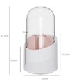 thumbnail image 3 of kurtrusly 360 Degrés Rotation Pinceau Organisateur Stylo Titulaire Rouge à Lèvres Cosmétique Blanc avec Couvercle, 3 of 8