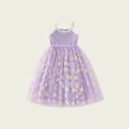 thumbnail image 4 of WEAIXIMIUNG Robes pour Filles Taille 6-7 Jupe pour Filles Enfants Été Mode Petit Imprimé Robe Bouffante Robe de Plage pour Enfants, 4 of 4