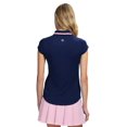 thumbnail image 3 of IZOD CHLOE COURTSIDE CAP SLEEVE POLO​, 3 of 4