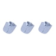 thumbnail image 1 of QualitChoice Simple Design Solid Color False Collar Formal Fashion Chiffon Fake Half Shirt Decorative Detachable Lapel Clothing Decor Blue Point 3PCS, 1 of 6