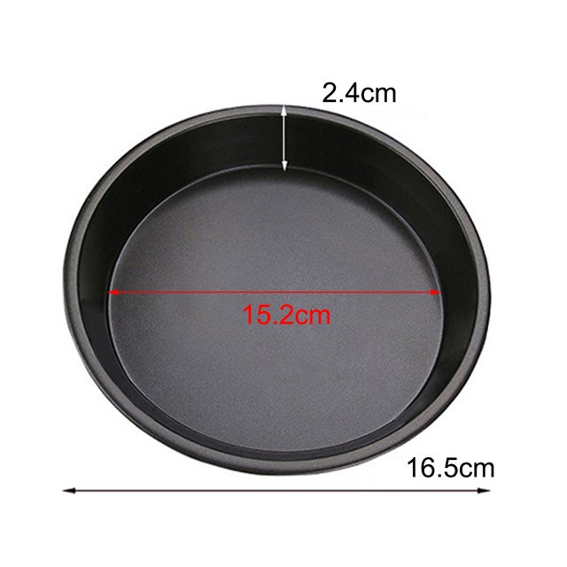 6-10In Microwave Oven Pan Chip Tray Dish Pizza Bacon Baking Non-Stick Cook Tray