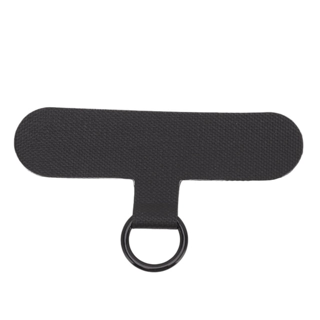 Phone Hanging Cord Tab, Wear Resistant Universal Nylon Mobile Phone Lanyard Patch Lightweight With For Necklace Or Wrist Rope Black
