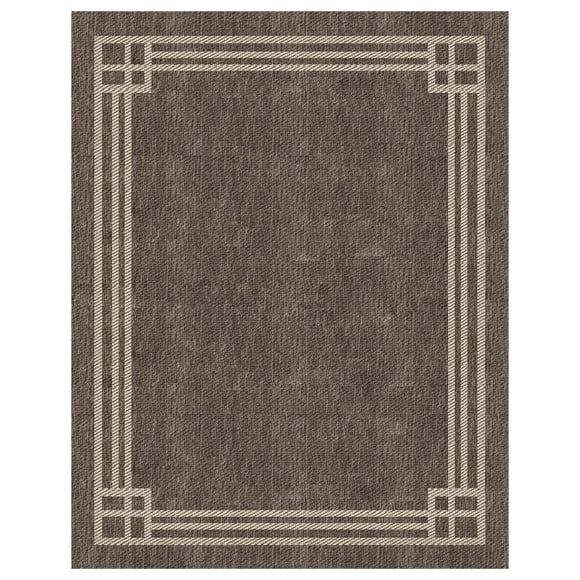 Tapis d'intérieur-extérieur Houston de 7 pi 9 po x 9 pi 6 po