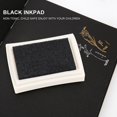 thumbnail image 3 of Black Ink Pad Inkpad Rubber Stamp Finger Print Craft Non-, 3 of 5