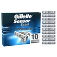 thumbnail image 1 of Gillette Sensor Excel Men's Razor Blade Refills, 10 Count, 1 of 13