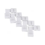 4Pin LED Strip Connector, 5Pcs LED Strip Connector, L Shape Lighting Sensor Lighting Accessories For LED Strip RGB 5050 LED Strip Lights