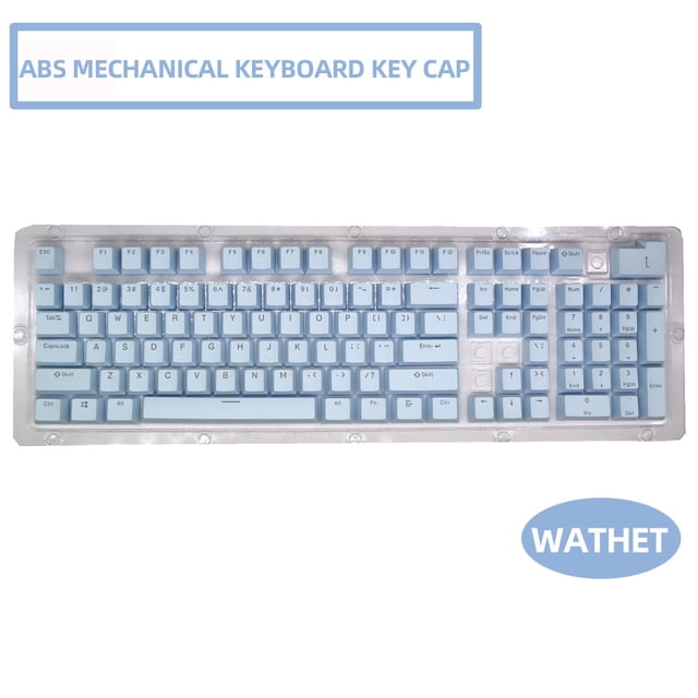 Wzzjkit Clavier Mécanique de Remplacement pour Gaming à 104 Touches avec Rétroéclairage Coloré