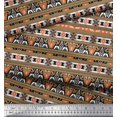 thumbnail image 2 of Soimoi Viscose Chiffon Fabric Aztec Southwestern Printed Fabric 1 Yard 42 Inch Wide, 2 of 3